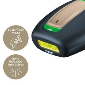Photoepilator Beurer IPL 5800 PureSkin Pro Hair-remover, Auto flash, 3.1 cm2, 600,000 pulses, safe skin sensor, UV filter, 3 energy levels, black