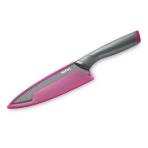 Cuțit Tefal K1220304, Cuțit Bucătar Bucătărie Fresh + capac 15 cm