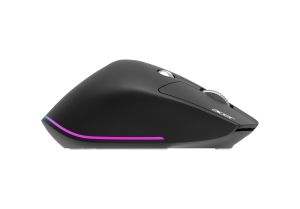 Acer Easy Fit Wireless Mouse, RF 2.4 GHz dongle, Bluetooth 5.0, Wired, 6 buttons, DPI 4000, 122 g, Black with RGB strip