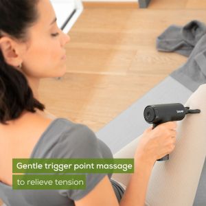 Massager Beurer MG 89 MASSAGE GUN CompactPower, Quiet, lightweight & handy deep tissue massager, 5 intensity levels, 3 massage attachments, Up to 4h battery life with LED display
