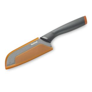 Cuțit Tefal K1220104, Cuțit Santoku Fresh Kitchen + capac 12 cm