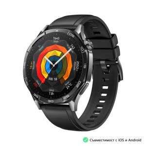 Huawei Watch GT5 Vili-B19F, 1.43", Amoled 466x466 PPI 326, BT5.2 BLE/BR/EDR, 5ATM, 524mAh, partajare capturi de ecran, suport pentru introducerea mesajelor, notificări de mesaje, Durată de viață a bateriei de până la 14 zile, Compatibil cu iOS și Android 