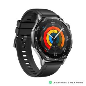 Huawei Watch GT5 Vili-B19F, 1.43", Amoled 466x466 PPI 326, BT5.2 BLE/BR/EDR, 5ATM, 524mAh, partajare capturi de ecran, suport pentru introducerea mesajelor, notificări de mesaje, Durată de viață a bateriei de până la 14 zile, Compatibil cu iOS și Android 