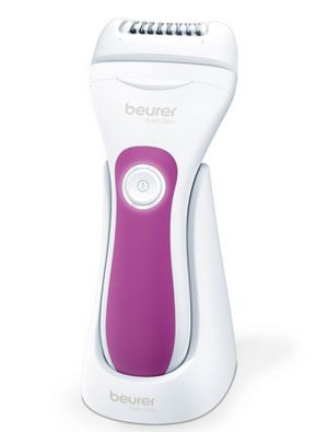 Epilator Beurer HL 76 4-in-1 Epilator wet & dry, 42 tweezers, Extra-bright LED light, 2 speed settings, 2x epilator attachments (glide & precision attachment) & 2x shaver attachments (shaving & trimming attachment), Cordless, Powerful lithium-ion battery