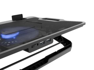 Cooling system Natec Laptop Cooling pad Dipper 2 12.1-17.3'' Fan, LED Light, 2 USB