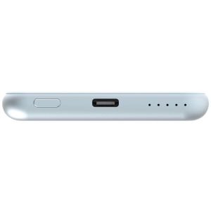 External battery Verbatim MCP-5BE Power Pack 5000 mAh with UBS-C® PD 20W / Magnetic Wireless Charging 15W Blue