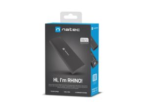 Hard drive enclosure Natec External SSD Enclosure Rhino M.2 NVME Lite USB-C 3.1 GEN 2 Aluminum