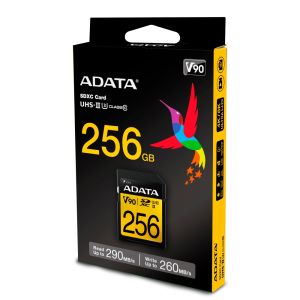 ADATA 256GB SDXC UHS-II U3 CLASS 10 memory