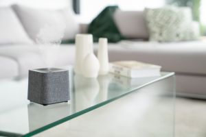 Aromatizer Beurer LA 35 Aroma diffuser, Micro-fine ultrasonic atomisation, Two-level LED light, up to 20 m2, 12W, fabric cover, automatic switch-off