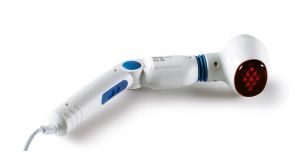Massager Beurer MG 40 infrared massager; Soothing vibration massage; Rotating massage head and 3-way adjustable handle; Infrared heat; 3 function levels; 4 interchangeable massage attachments