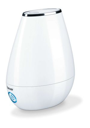 Air humidifier Beurer LB 37 air humidifier white; ultrasound humidification technology; 15 aroma pads; cleaning brush; 20 watts; max. 20m2