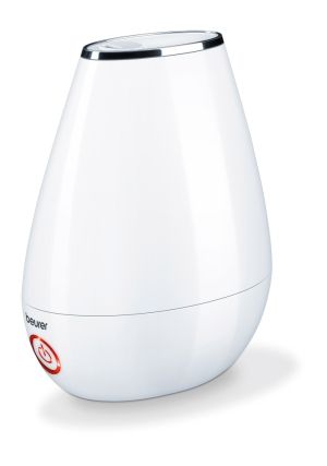 Air humidifier Beurer LB 37 air humidifier white; ultrasound humidification technology; 15 aroma pads; cleaning brush; 20 watts; max. 20m2