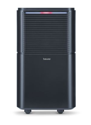 Moisture absorber Beurer LE 150 Air Dehumidifier, up to 12 liter/day; rooms 30 m2 (72 m3); Laundry drying function; Removable tank: 2.0 l; automatic mode; Night mode; timer;  2 fan levels; Environmentally friendly refrigerant R290