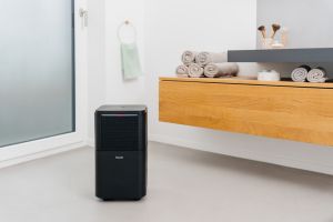 Moisture absorber Beurer LE 150 Air Dehumidifier, up to 12 liter/day; rooms 30 m2 (72 m3); Laundry drying function; Removable tank: 2.0 l; automatic mode; Night mode; timer;  2 fan levels; Environmentally friendly refrigerant R290