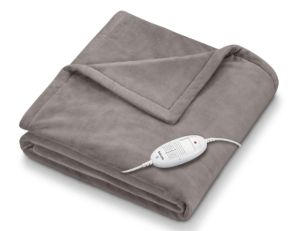Thermal pad Beurer HD 75 Cozy Taupe Heated Overblanket; 6 temperature; auto switch-off 3 hours; removable switch; washable at 30°, Oko-Tex 100; 180(L)x130(W)cm