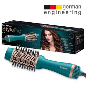 Electric hair brush Beurer HC 45 Ocean 2-in-1 volumising hair dryer brush, ionic function, ceramic coating, 1000W, 2 heat and blower settings incl. cold air function