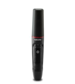 Beurer MN3X mini trimmer; For trimming and shaping eyebrows, nose and ear hairs; 2 attachments and extra comb attachment 3/6 mm; Splash-proof (IPX4)