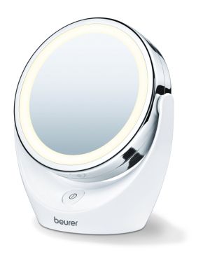 Cosmetic mirror Beurer BS 49 illuminated cosmetic mirror; 12 LEDs; 5x zoom; 2 mirrors; 11 cm