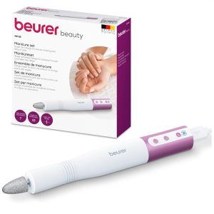 Manicure/pedicure set Beurer MP 52 Manicure/pedicure set; 7 attachments; adjustable speed; left/right rotation; speed 6,000 rpm - 15,000 rpm ±15%; storage case and USB-C cable with adapter