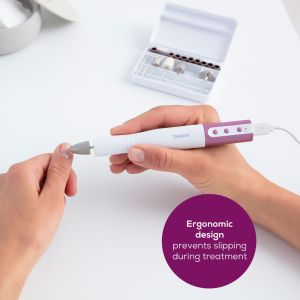 Manicure/pedicure set Beurer MP 52 Manicure/pedicure set; 7 attachments; adjustable speed; left/right rotation; speed 6,000 rpm - 15,000 rpm ±15%; storage case and USB-C cable with adapter