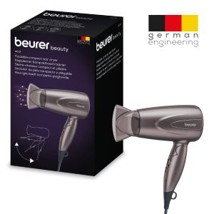 Hair dryer Beurer HC 17 Hair dryer, 1,300 W, ergonomic folding handle, 2 heat settings, 2 blower settings, slim professional nozzle, overheating protection