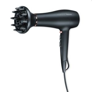 Hair dryer Beurer HC 50 Hair dryer, 2,200 W, triple ionic function, 2 attachments, 3 heat settings, 2 blower settings, cold air, overheating protection