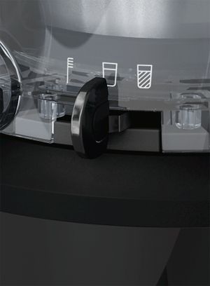 Сокоизстисквачка Bosch MESM731M, Slow juicer VitaExtract 150 W, 55 rpm, 1 speed + reverse function, tritan screw, MixControl lever, juice container 1 l, pulp container 1,3l, 3 filters (fine, coarse and sorbet), black / brushed s/s