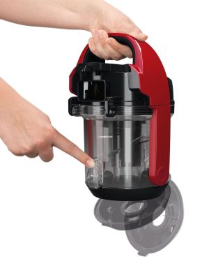 Прахосмукачка Bosch BGC05AAA2, Vacuum Cleaner, 700 W, Bagless type, 1.5 L, 78 dB(A), Energy efficiency class A, chili red/black