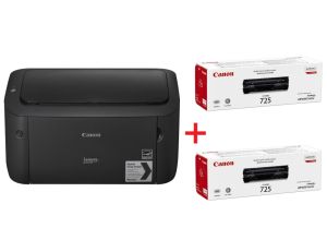 Canon i-SENSYS LBP6030B Laser Printer + 2x Canon CRG-725