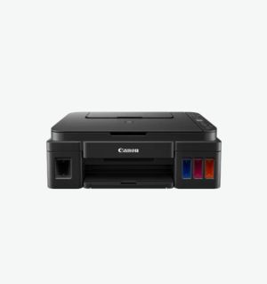 Canon PIXMA G3410 All-In-One Inkjet Multifunction Device, Black + Canon GI-490 BK