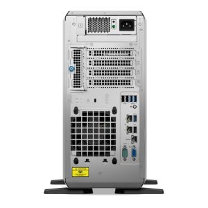 Server Dell PowerEdge T360, Chassis 8 x 3.5 HotPlug, Intel Xeon E-2468 2.6G, 24M Cache, 16GB DDR5 UDIMM, 1x480GB SSD SATA RI, Bezel, Broadcom 5720 Dual Port 1Gb On-Board LOM, PERC H755 Adapter FH, iDRAC9 Basic 16G, Dual 700W Titanium, 3Y Basic Onsite