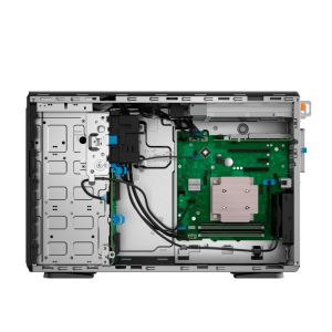 Server Dell PowerEdge T360, Chassis 8 x 3.5 HotPlug, Intel Xeon E-2468 2.6G, 24M Cache, 16GB DDR5 UDIMM, 1x480GB SSD SATA RI, Bezel, Broadcom 5720 Dual Port 1Gb On-Board LOM, PERC H755 Adapter FH, iDRAC9 Basic 16G, Dual 700W Titanium, 3Y Basic Onsite