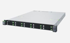 Server Fujitsu PRIMERGY RX1330M6, SFF, 2x MODULAR PSU 500W titanium hp, ERP LOT9 CONFIGURATION 1, XEON 6369P 8C/16T 3.3GHz, 1x32GB U ECC DDR5-4800 2Rx8, RACK MOUNT kit, REGIONAL KIT EUROPE, IRMCS6 ELCM LIC, IRMC ADV PACK, TPM 2.0 V2, NO POWER CORD