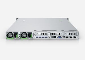 Server Fujitsu PRIMERGY RX1330M6, SFF, 2x MODULAR PSU 500W titanium hp, ERP LOT9 CONFIGURATION 1, XEON 6369P 8C/16T 3.3GHz, 1x32GB U ECC DDR5-4800 2Rx8, RACK MOUNT kit, REGIONAL KIT EUROPE, IRMCS6 ELCM LIC, IRMC ADV PACK, TPM 2.0 V2, NO POWER CORD