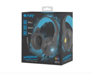 Fury Gaming Headset Warhawk RGB