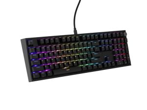 Keyboard Genesis Mechanical Gaming Keyboard Thor 404 Black RGB Backlight Outemu Peach Silent, US Layout