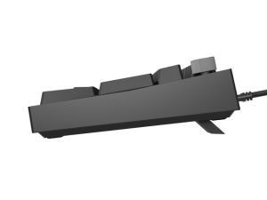 Keyboard Genesis Mechanical Gaming Keyboard Thor 404 Black RGB Backlight Outemu Peach Silent, US Layout