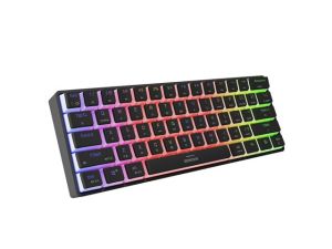 Keyboard Genesis Mechanical Gaming Keyboard Thor 660 G2 Wireless RGB Backlight BLACK GATERON RED