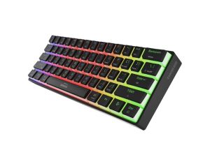 Keyboard Genesis Mechanical Gaming Keyboard Thor 660 G2 Wireless RGB Backlight BLACK GATERON RED