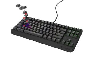 Keyboard Genesis Gaming Keyboard Thor 230 TKL US RGB Mechanical Outemu Red Black Hot Swap