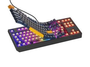 Keyboard Genesis Gaming Keyboard Thor 230 TKL Naval Blue Negative US RGB Mechanical Outemu Panda