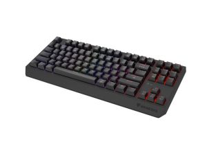 Keyboard Genesis Gaming Keyboard Thor 230 TKL Wireless US Black RGB Mechanical Outemu Red
