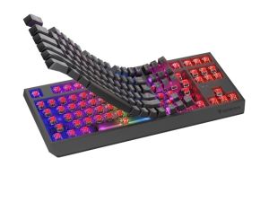 Keyboard Genesis Gaming Keyboard Thor 230 TKL Wireless US Black RGB Mechanical Outemu Red