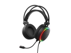 Headphones Genesis Headset Neon 613 G2 With Microphone RGB Illumination Black