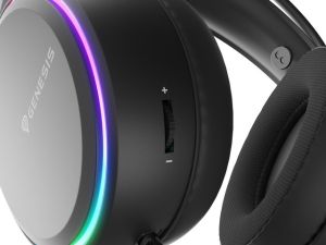 Headphones Genesis Headset Neon 613 G2 With Microphone RGB Illumination Black