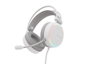 Headphones Genesis Headset Neon 613 G2 With Microphone RGB Illumination White