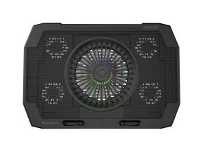 Cooling system Genesis Laptop Cooling Pad Oxid 850 15.6-17.3 5 Fans, Led Light