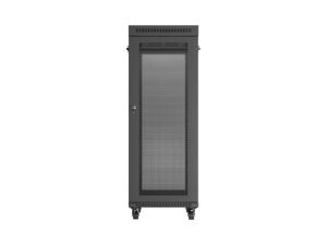Communication cabinet Lanberg rack cabinet 19" free-standing 32U/600X1000 (FLAT PACK) with mesh door LCD black