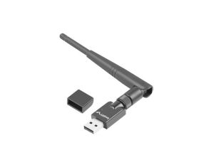 Adapter Lanberg USB adapter wireless network card nc-0150-we n150 1x external antenna