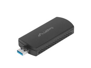 Adapter Lanberg USB adapter wireless network card nc-3000-wi ax3000 tri-band 2x internal antennas